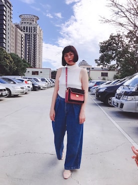 「丹寧」｜yifan3388さん（レディース・170cm）の夏コーディネート