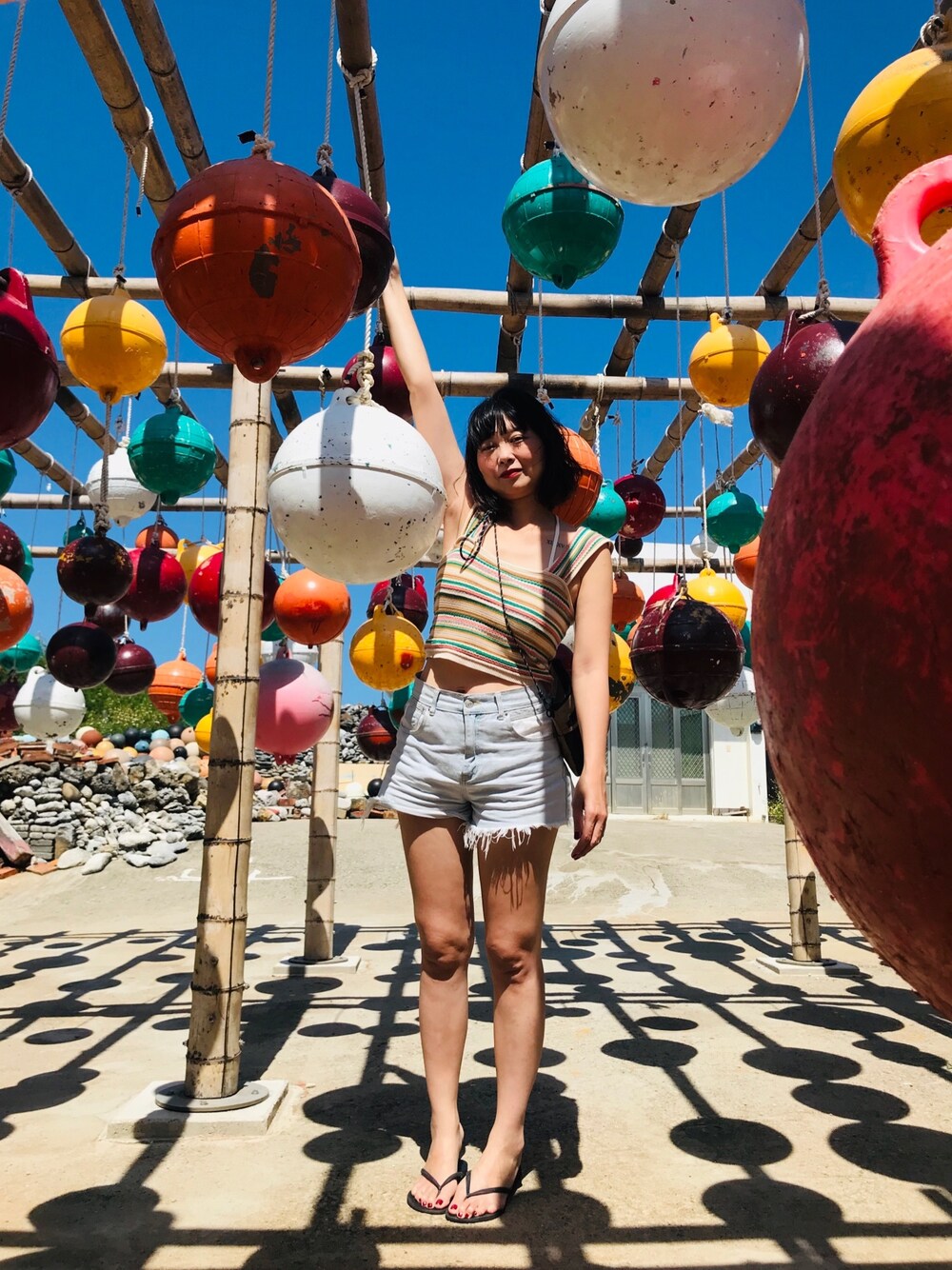 「Heatherのアイテム（トップス、ベージュ系）」を使った、yifan3388さん（レディース・170cm）の秋コーディネートの1枚目の写真