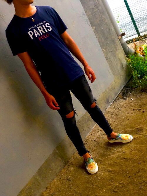 Riku Polo Ralph Laurenのスリッポンを使ったコーディネート Wear