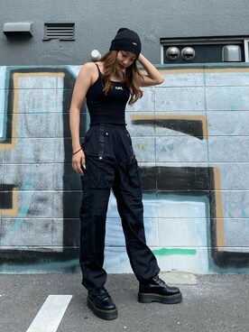 畑中麻弥さん（レディース・165cm）の秋コーディネート