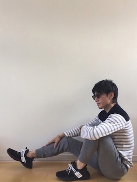 「SHIPS JET BLUE（シップスジェットブルー）のアイテム（Tシャツ/カットソー）」を使った、ＮＡ☺︎さん（メンズ・168cm）の夏コーディネート