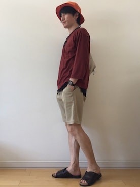 「IGNIO（イグニオ）のアイテム」を使った、ＮＡ☺︎さん（メンズ・168cm）の夏コーディネート