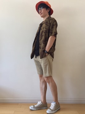 「IGNIO（イグニオ）のアイテム」を使った、ＮＡ☺︎さん（メンズ・168cm）の夏コーディネート