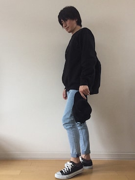 「コーデュロイキャップ」｜ＮＡ☺︎さん（メンズ・168cm）の秋コーディネート