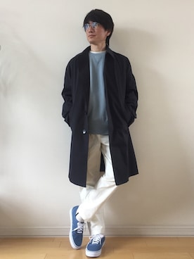 スウェットを使った きれいめコーディネート のメンズ人気ファッションコーディネート Wear