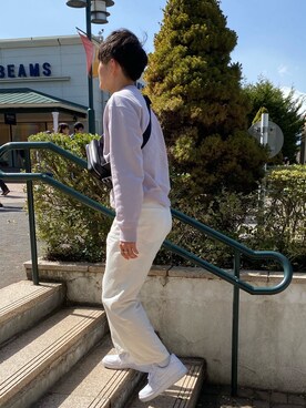 「MP STORE（エムピーストア）のアイテム」を使った、ともやさん（メンズ・165cm）の春コーディネート