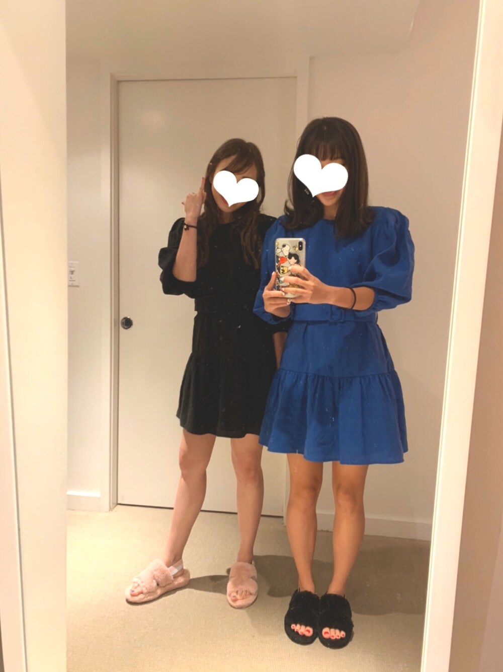 「hawaii、Nordstrom Rack、Kate Spade」｜「ZARAのアイテム（ワンピース、ブラック系）」を使った、emma.llllさん（レディース・160cm）の秋コーディネートの1枚目の写真