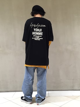 「CPH（シーピーエイチ）のアイテム（ハンチング/ベレー帽）」を使った、イリザワさん（メンズ・170cm）の冬コーディネート