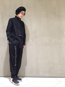「lot holon（ロットホロン）のアイテム（トップス）」を使った、イリザワさん（メンズ・170cm）の冬コーディネート