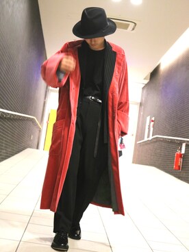 「Yohji Yamamoto POUR HOMME（ヨウジヤマモトプールオム）のアイテム（ジャケット/アウター）」を使った、イリザワさん（メンズ・170cm）の秋コーディネート