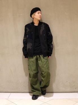 「Christopher RAEBURN（クリストファーレイバン）のアイテム」を使った、イリザワさん（メンズ・170cm）の秋コーディネート