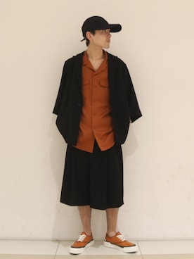 「JULIAN DAVID（ジュリアン デイヴィッド）のアイテム」を使った、イリザワさん（メンズ・170cm）の春コーディネート