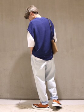 「JULIAN DAVID（ジュリアン デイヴィッド）のアイテム」を使った、イリザワさん（メンズ・170cm）の春コーディネート