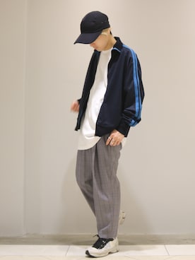 「JULIEN DAVID（ジュリエンデビッド）のアイテム」を使った、イリザワさん（メンズ・170cm）の夏コーディネート