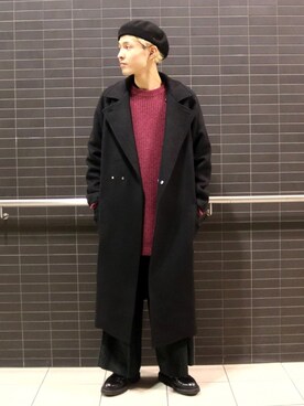 「lot holon（ロットホロン）のアイテム（パンツ）」を使った、イリザワさん（メンズ・170cm）の秋コーディネート