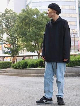 「ESSAY（エッセイ）のアイテム（パンツ）」を使った、イリザワさん（メンズ・170cm）の冬コーディネート