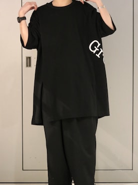 「Ground Y（グラウンドワイ）のアイテム」を使った、イリザワさん（メンズ・170cm）の冬コーディネート