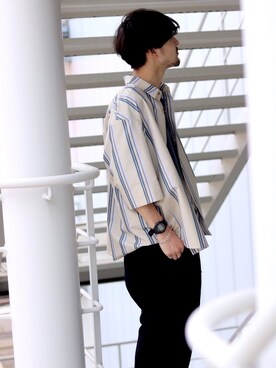 「エトセンス」｜イリザワさん（メンズ・170cm）の春コーディネート