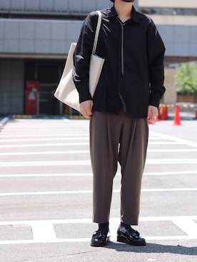 「ANITYA（アニティア）のアイテム」を使った、イリザワさん（メンズ・170cm）の夏コーディネート