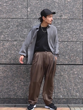 「袖ボリューム」｜イリザワさん（メンズ・170cm）の秋コーディネート