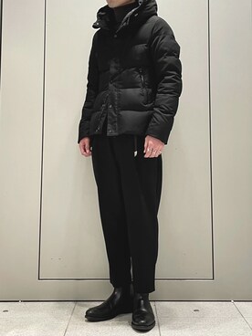 「アイテム（ブルゾン）」を使った、イリザワさん（メンズ・168cm・20代）の冬コーディネート
