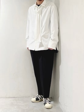 「クルニ」｜イリザワさん（メンズ・168cm）の春コーディネート