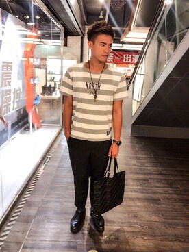 「QUEEN SHOP（クイーンショップ）のアイテム」を使った、QUEEN SHOPさん（メンズ・177cm）の春コーディネート