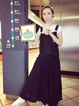 「QUEEN SHOP（クイーンショップ）のアイテム」を使った、QUEEN SHOPさん（レディース・162cm）の夏コーディネート