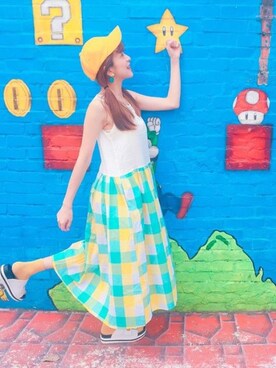 「QUEEN SHOP（クイーンショップ）のアイテム」を使った、QUEEN SHOPさん（レディース・165cm）の夏コーディネート