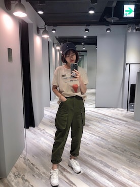 「QUEEN SHOP（クイーンショップ）のアイテム」を使った、QUEEN SHOPさん（レディース・160cm）の春コーディネート