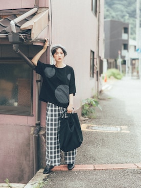 「oversize」｜QUEEN SHOPさん（レディース・162cm）の夏コーディネート