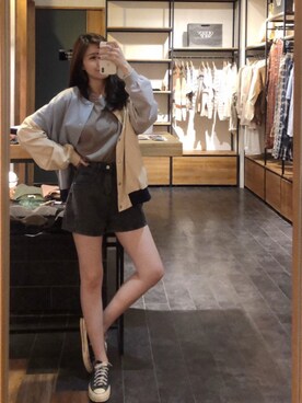 「通勤穿搭」｜「アイテム（その他）」を使った、QUEEN SHOPさん（レディース・160cm）の夏コーディネート
