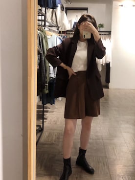 「靴」｜「アイテム（その他）」を使った、QUEEN SHOPさん（レディース・159cm）の秋コーディネート
