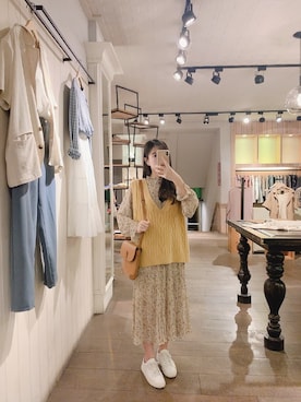 「yellow」｜QUEEN SHOPさん（レディース・152cm）の春コーディネート
