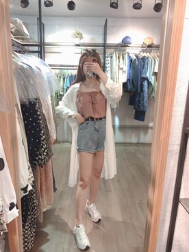 「Sunnyday」｜QUEEN SHOPさん（レディース・160cm）の春コーディネート