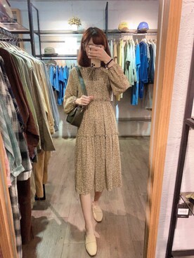 「QUEEN SHOP（クイーンショップ）のアイテム」を使った、QUEEN SHOPさん（レディース・168cm）の春コーディネート