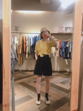 「QUEEN SHOP（クイーンショップ）のアイテム」を使った、QUEEN SHOPさん（レディース・161cm）の夏コーディネート