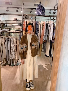 「QUEEN SHOP（クイーンショップ）のアイテム」を使った、QUEEN SHOPさん（レディース・162cm）の冬コーディネート