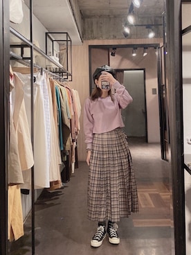 「QUEEN SHOP（クイーンショップ）のアイテム」を使った、QUEEN SHOPさん（レディース・161cm）の冬コーディネート