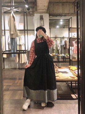 「通勤穿搭」｜「アイテム（ワンピース/ドレス）」を使った、QUEEN SHOPさん（レディース・156cm）の春コーディネート