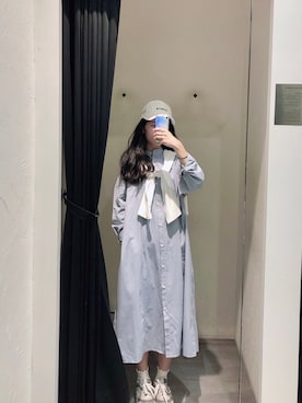 「QUEEN SHOP（クイーンショップ）のアイテム（帽子）」を使った、QUEEN SHOPさん（レディース・160cm）の春コーディネート