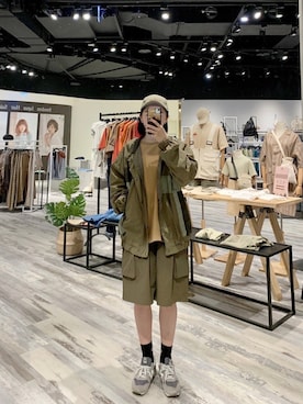 「oversize」｜QUEEN SHOPさん（レディース・158cm）の春コーディネート