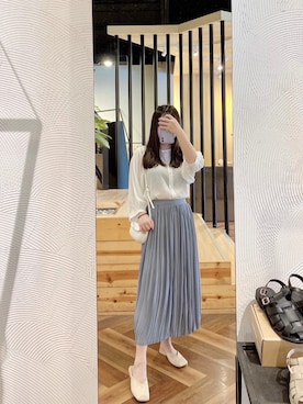 「QUEEN SHOP（クイーンショップ）のアイテム」を使った、QUEEN SHOPさん（レディース・155cm）の春コーディネート