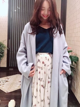 「DRWCYS（ドロシーズ）のアイテム（その他アウター）」を使った、おもも‪︎‬‪︎☺︎さん（レディース・168cm）の秋コーディネート