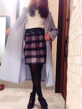 「DRWCYS（ドロシーズ）のアイテム（その他アウター）」を使った、おもも‪︎‬‪︎☺︎さん（レディース・168cm）の秋コーディネート