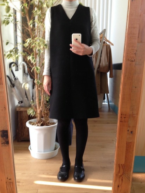 A P C アーペーセー のジャンパースカートを使った人気ファッションコーディネート Sciaky