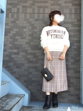 erinaさん（レディース・153cm）の秋コーディネート