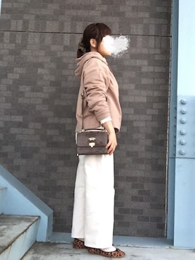 「passage mignon/flaneur（パサージュミニョンフラヌール）のアイテム」を使った、erinaさん（レディース・153cm）の秋コーディネート