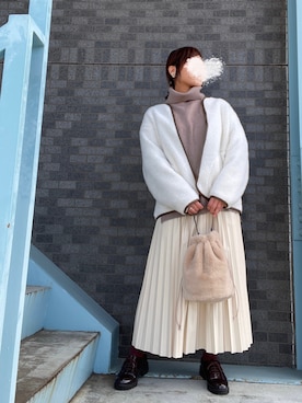 erinaさん（レディース・153cm）の冬コーディネート