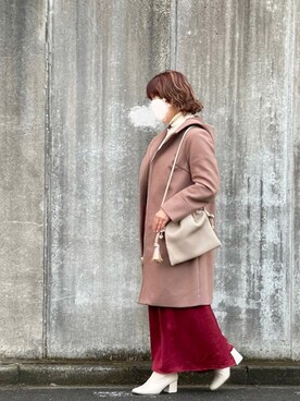 erinaさん（レディース・153cm）の冬コーディネート